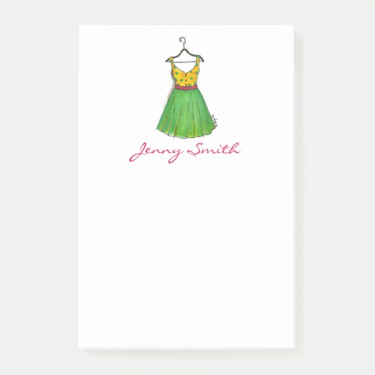 Speciaal  Prom Dress Mode Post its Post-it® Notes (Voorkant)