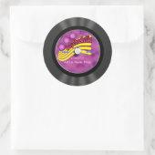 Speciaal Psychedelic Vinyl Record Ronde Sticker (Tas)