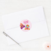 Speciaal Purim Hamentashen Ronde Sticker (Envelop)