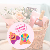 Speciaal Purim Hamentashen Ronde Sticker