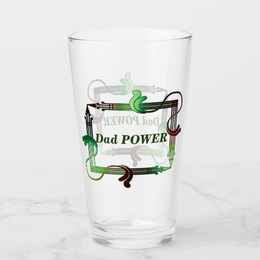 Speciaal Quote Beer Glass voor papa Glas (Voorkant)