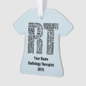 Speciaal radiologische radiologietechnoloog op het ornament (voorkant)