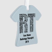 Speciaal radiologische radiologietechnoloog op het ornament (voorkant)