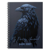 Speciaal Raven Poetry Journal Notitieboek (Voorkant)