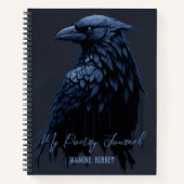 Speciaal Raven Poetry Journal Spiral Notitieboek (Voorkant)