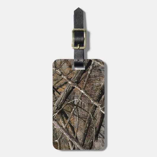 Speciaal Real Camo/Camouflage (aanpasbaar) Bagagelabel (Voorkant verticaal)