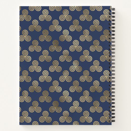 Speciaal recept voor mijn dochter Blue Celtic Notitieboek (Achterkant)