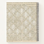 Speciaal recept voor mijn dochter op krantenpapier notitieboek (Achterkant)