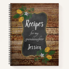 Speciaal recept voor mijn kleindochter op Brown Notitieboek