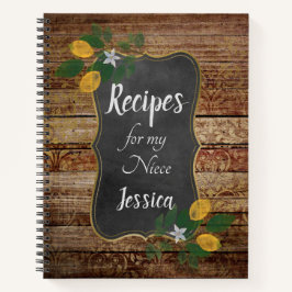 Speciaal recept voor mijn nichtje op Brown  Notitieboek