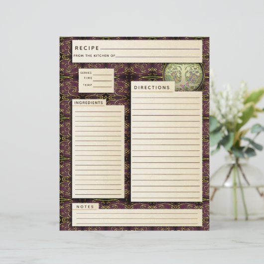 Speciaal Recipe Cookbook (Staand voorkant)