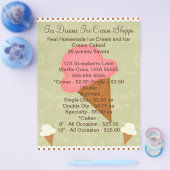 Speciaal reclamebrochure voor Ice Cream-winkels Flyer (Enkel)