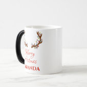 Speciaal rendier - Kerst van Merry Magische Mok (Voorkant links)