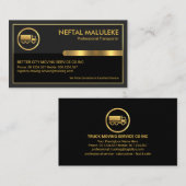 Speciaal rijden Gold Lijst Trucking Visitekaartje (Voorkant / Achterkant)