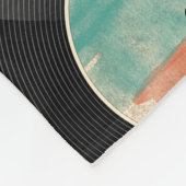 Speciaal ro Vinyl Record Music Album Fleece Deken (Hoek)