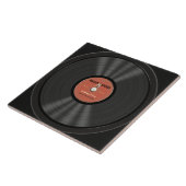 Speciaal  Rock Vinyl Record Tegeltje (Zijkant)