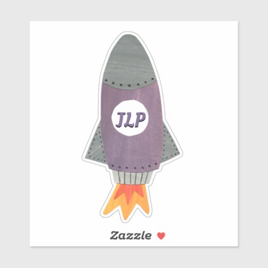 Speciaal Rocket Contour Sticker (Vel)