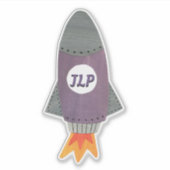 Speciaal Rocket Contour Sticker (Voorkant)