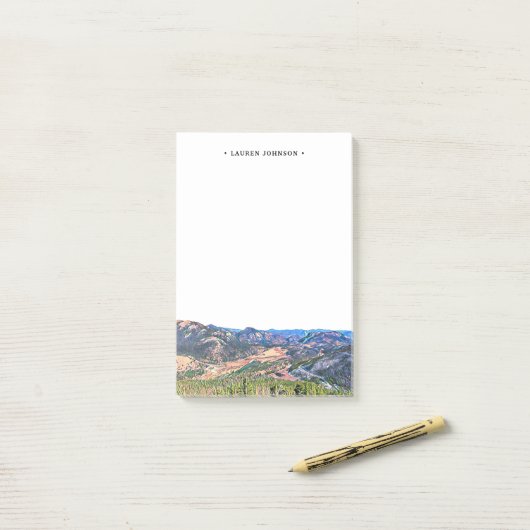 Speciaal Rocky Mountain Post-it® Notes (Op bureau)