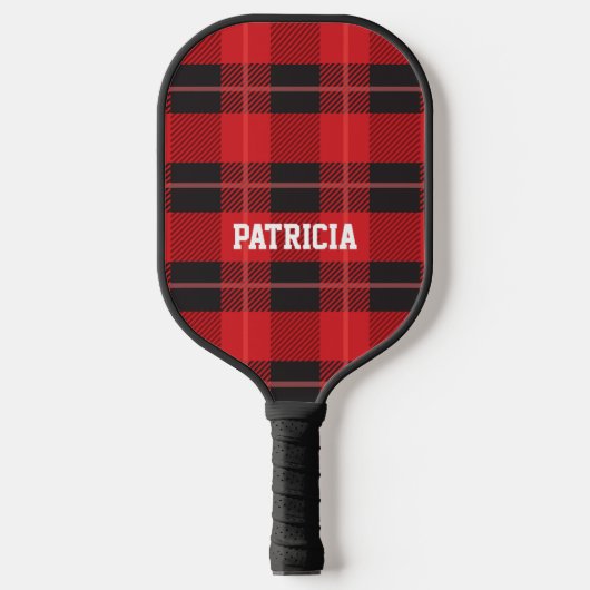 Speciaal rode en zwarte palmpalmpeddel pickleball paddle (Voorkant)