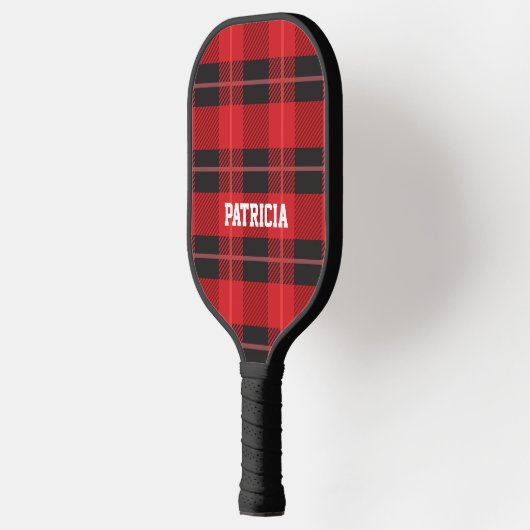 Speciaal rode en zwarte palmpalmpeddel pickleball paddle (Links)