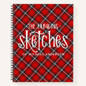 Speciaal Rode Kunstenboek Notitieboek (Voorkant)