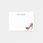 Speciaal roodhoge hielpomp Stiletto Post-it® Notes (Voorkant)