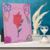 Speciaal Roos Fotoplaat (Zijkant)