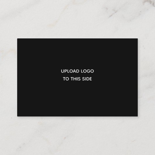 Speciaal Roos Gold Florist Visitekaartje (Achterkant)