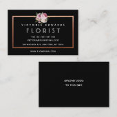 Speciaal Roos Gold Florist Visitekaartje (Voorkant / Achterkant)