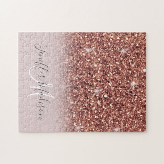 Speciaal Roos Gold Glitter drijft meisje luxe Legpuzzel