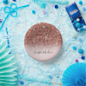 Speciaal Roos Gold Glitter drijft meisje luxe Papieren Kommen (Feest)