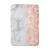 Speciaal Roos Gold Glitter Marble Bath Mat (Voorkant Verticaal)