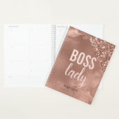 Speciaal Roos Gold Glitter | Roze Boss Lady Planner (Display)