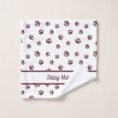 Speciaal Roos Gold Glitter schildert afdrukken Bad Handdoek (Wasdoekje)