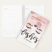 Speciaal Roos Gold Lashes Benoemingboek Planner (Display)