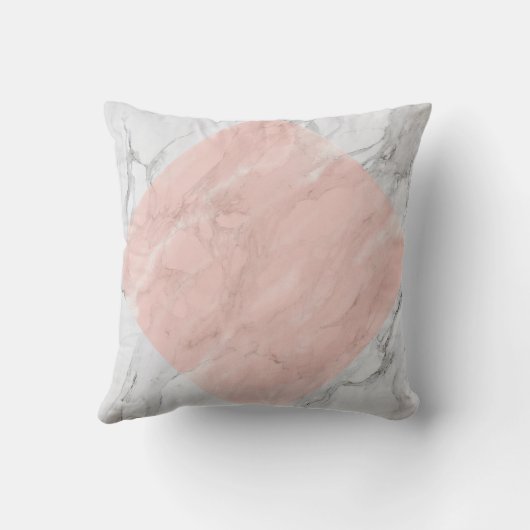 Speciaal Roos Gold Marble Cushion Kussen (Achterkant)