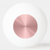 Speciaal Roos Gold Metallic Radiale Textuur Pingpongbal (Achterkant)