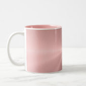 Speciaal Roos Gold Metallic Radiale Textuur Tweekleurige Koffiemok (Links)