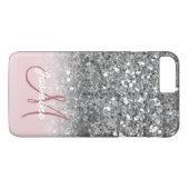 Speciaal Roos Gold Silver Glitter Sparkle Name Case-Mate iPhone Case (Achterkant (Horizontaal))