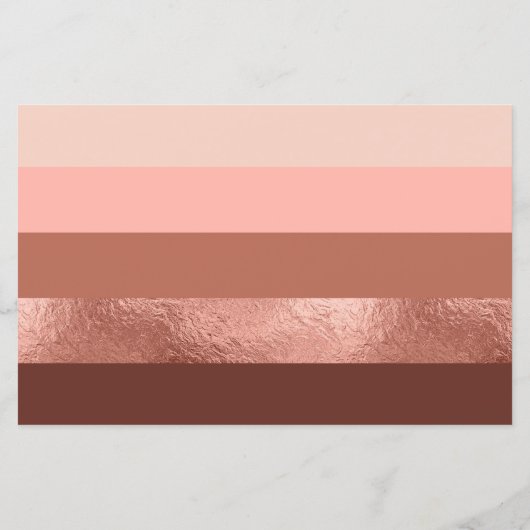 Speciaal Roos Gold Striped Papier (Achterkant)