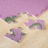 Speciaal Roos Licht baby roze Legpuzzel (Zijkant)