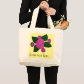 Speciaal Roos ontwerp Jumbo-Tas Grote Tote Bag (Voorkant (product))