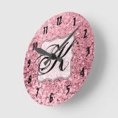 Speciaal Roos voor wandklok Gold Glitter (Hoek)