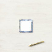 Speciaal Roos Witte Zeemacht Blauwe Kaart Sticky Post-it® Notes (Op bureau)