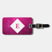 Speciaal roze bagagelabel afdrukken (Voorkant horizontaal)