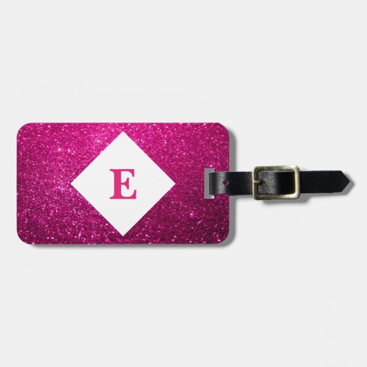 Speciaal roze bagagelabel afdrukken (Voorkant horizontaal)