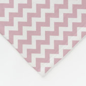 Speciaal roze Chevron Gold | Prinses Nursery Fleece Deken (Hoek)