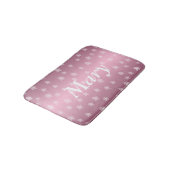 Speciaal  roze kartonnen broodje badmat (Gekanteld)