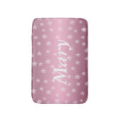 Speciaal  roze kartonnen broodje badmat (Voorkant Verticaal)